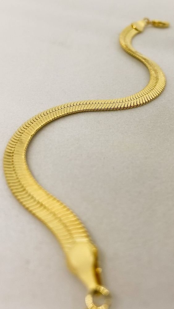Pulseira Couro De Cobra