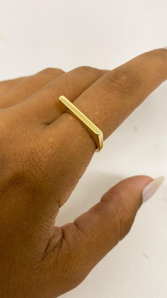 Anel Linha D´ouro Elegance Ajustável