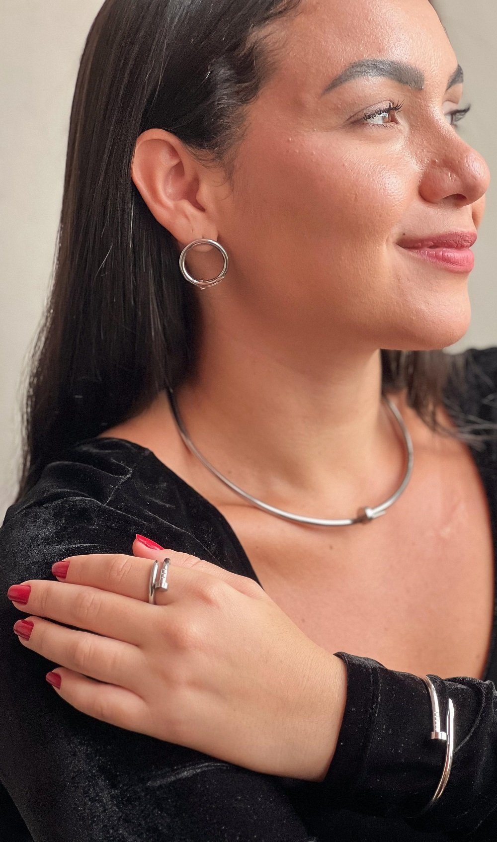 Gargantilha Prego Inspiração - Aço