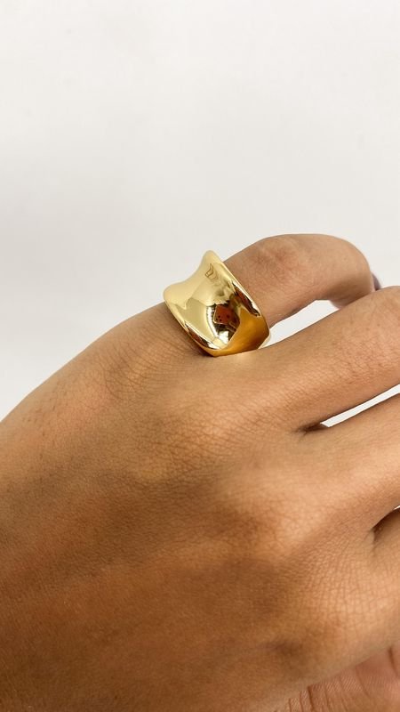 Anel Mindinho Curva D´ouro