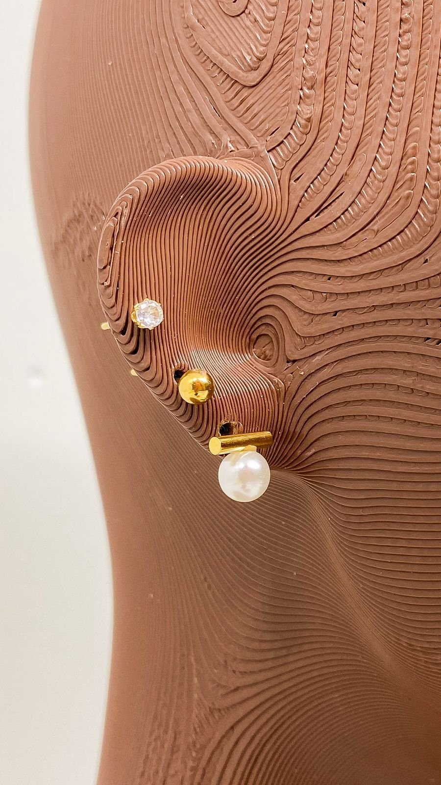 Brinco Ponto D´efeito Pp- Aço