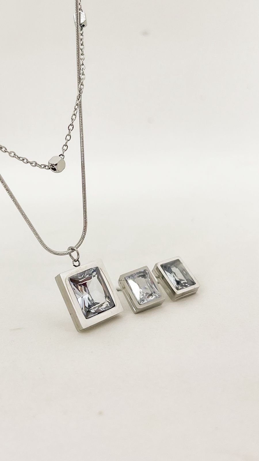 Conjunto Dois Em Um Ponto De Luxo Q.d - Aço