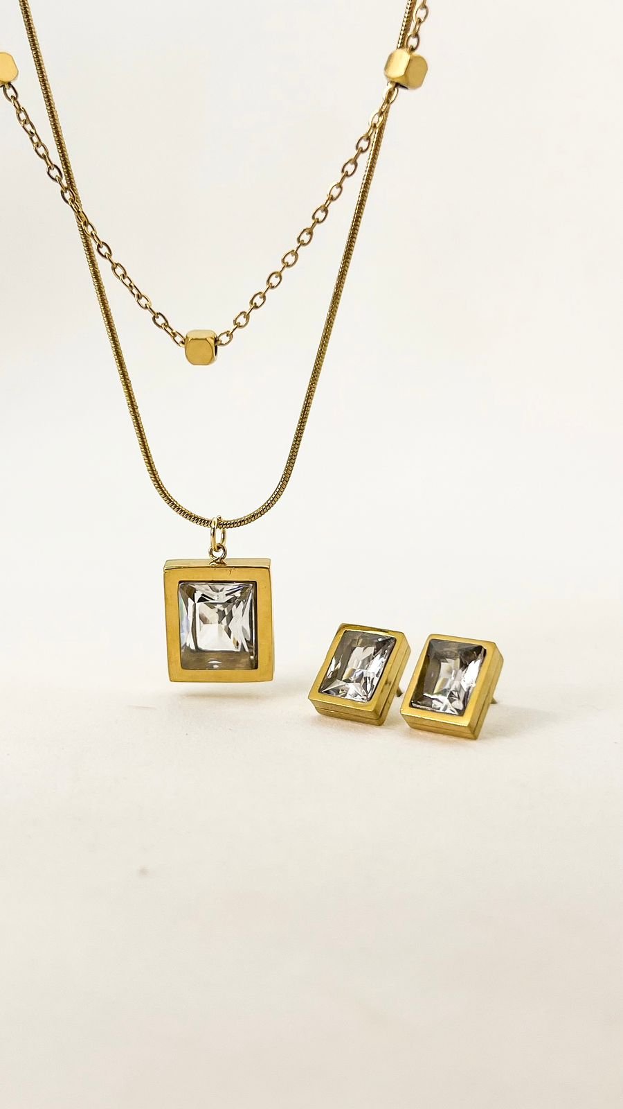 Conjunto Dois Em Um Ponto De Luxo Q.d - Aço