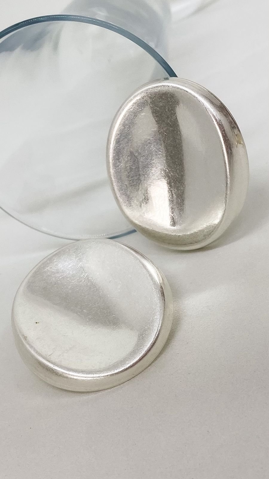 Brinco Medalha D´prata Fosca