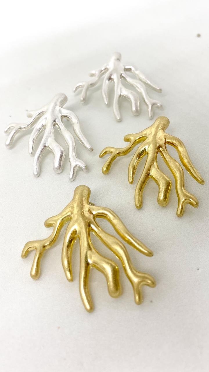 Brinco Algas D´verão Fosco - Aço