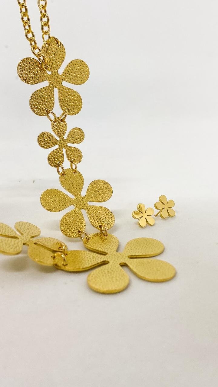 Conjunto Flower D ´ouro