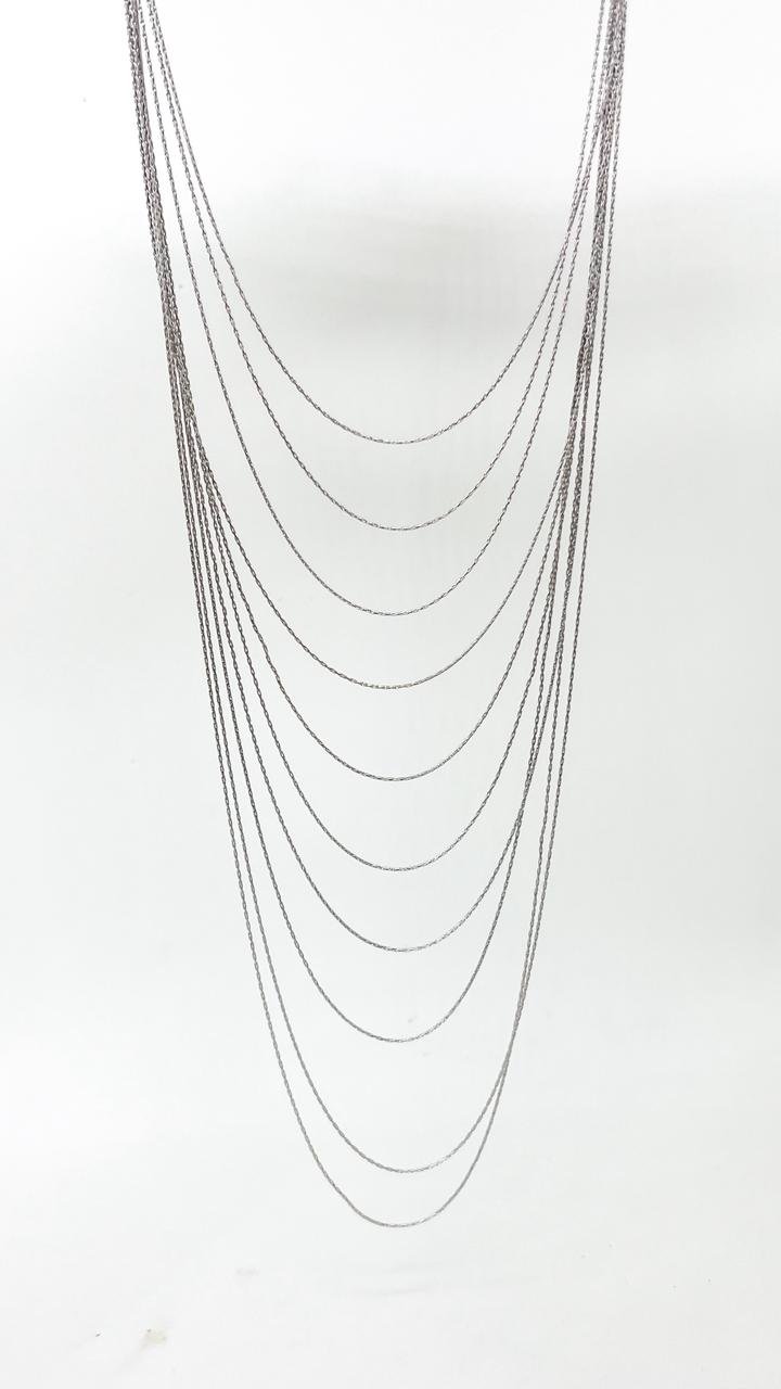 Colar Linhas D ´efeito - Aço
