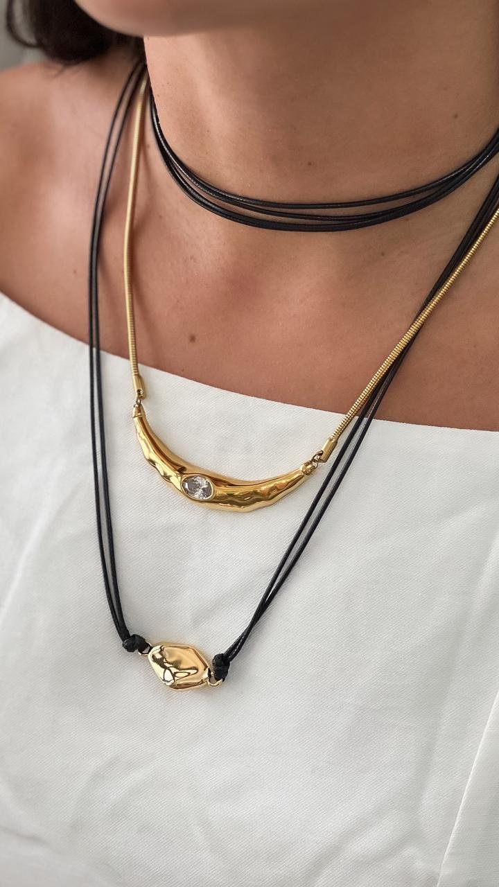 Colar Linha Black Organic