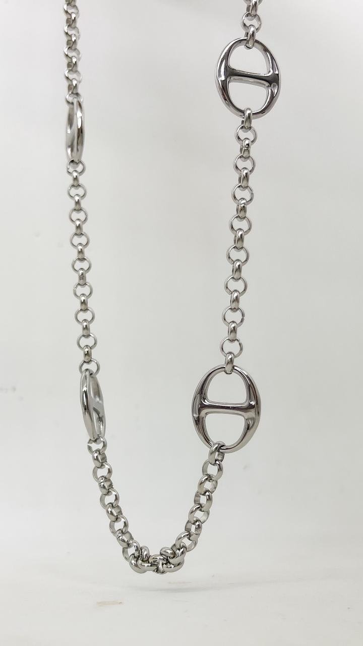 Colar Longo Inspiração G - Aço