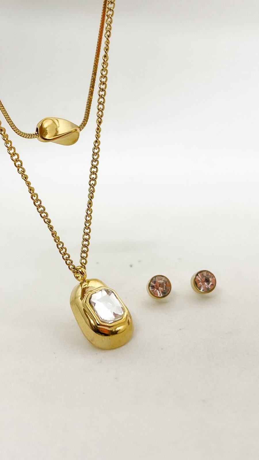 Conjunto Duplo Ponto De Luxo - Aço