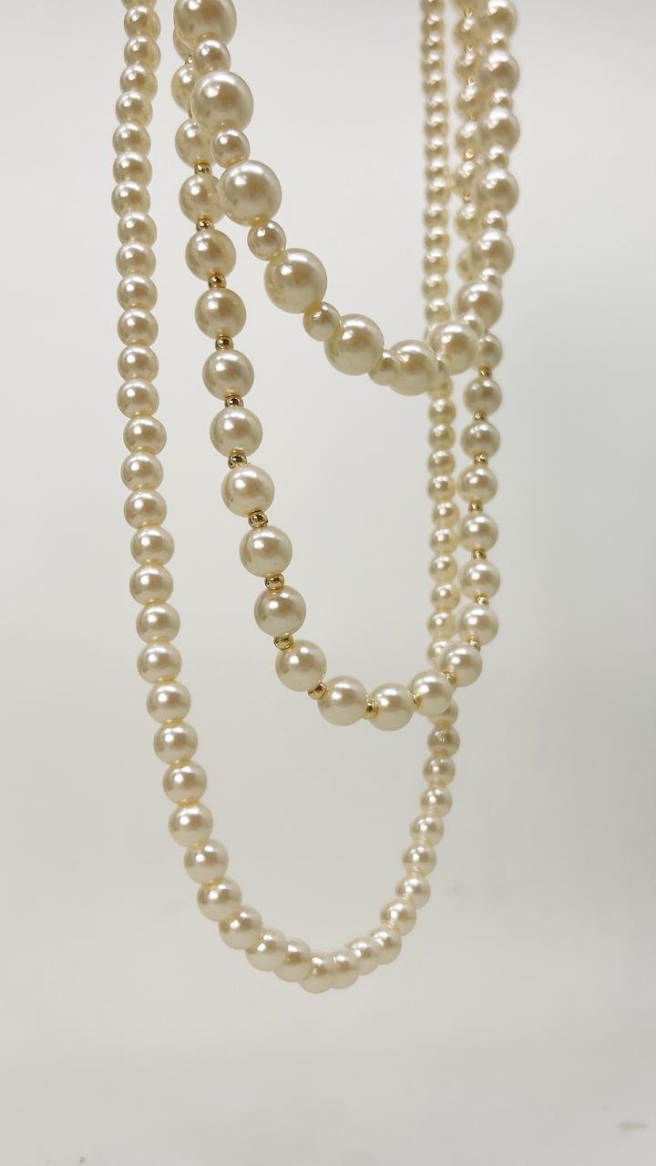 Colar Triplo D´pérola