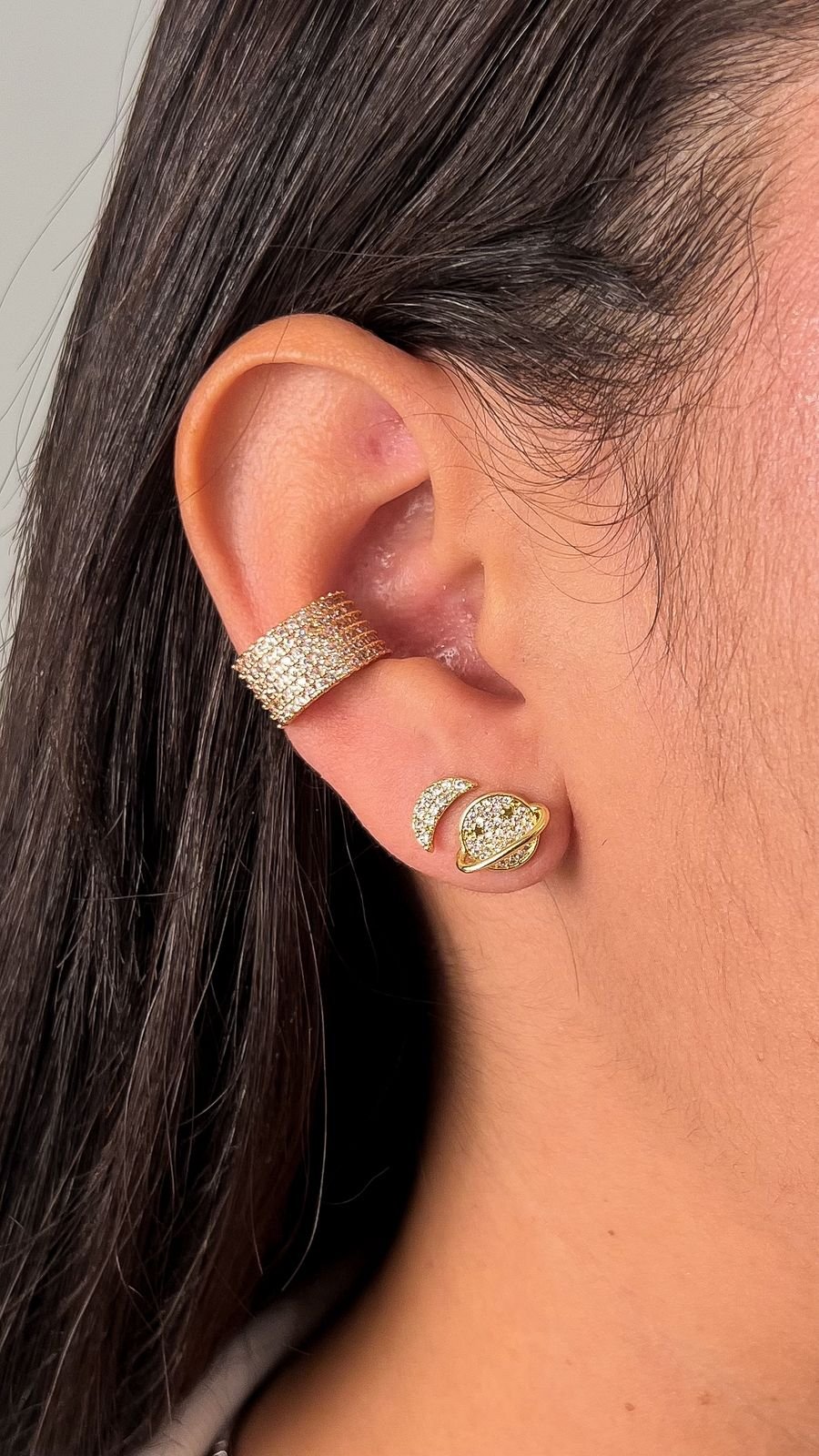 Piercing Fake Linhas Glow Over