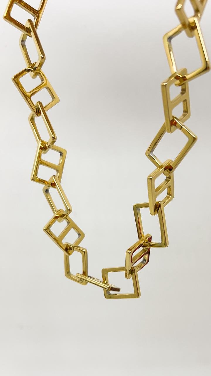 Colar Elo Inspiração Versa - Aço