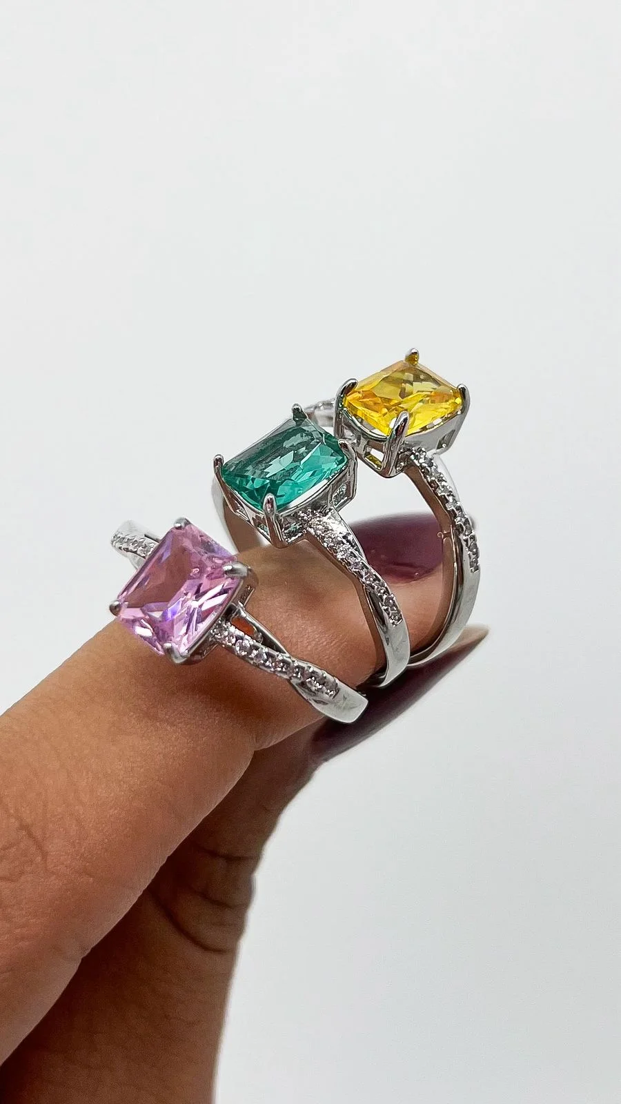 Anel Cristal Collor Glow