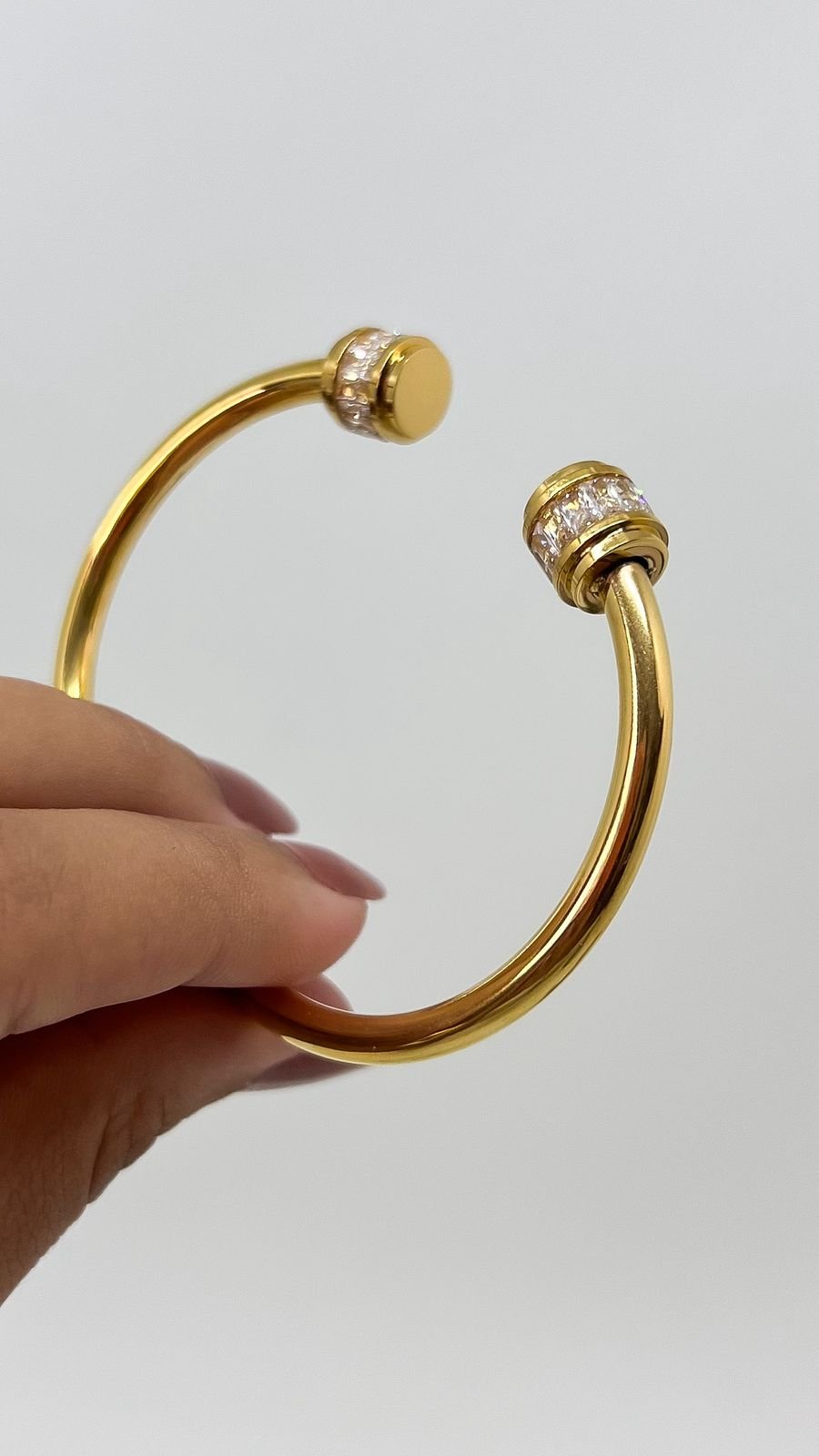 Bracelete Duo Fenda Glow - Aço