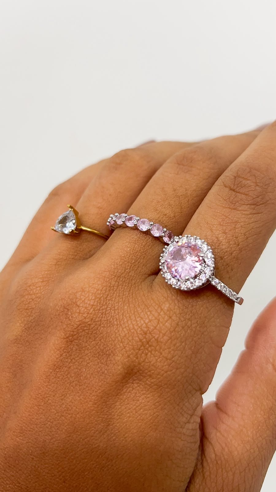 Anel Pingo De Amor Glow - Aço Ajustável