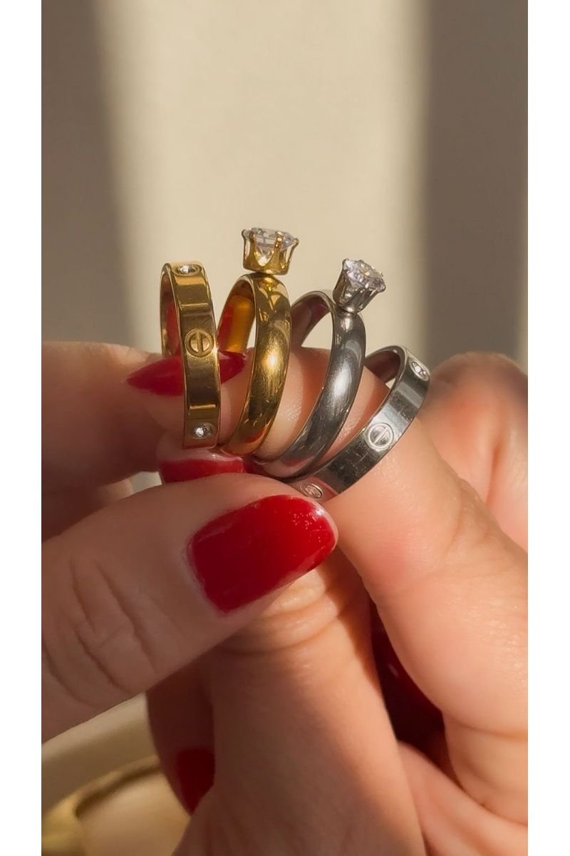 Anel Carti Circular -aço