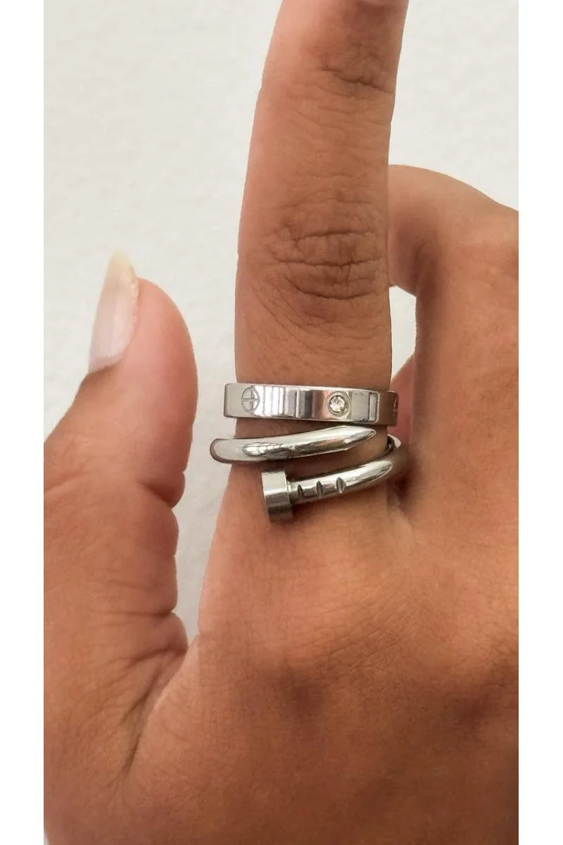 Anel Carti Circular -aço