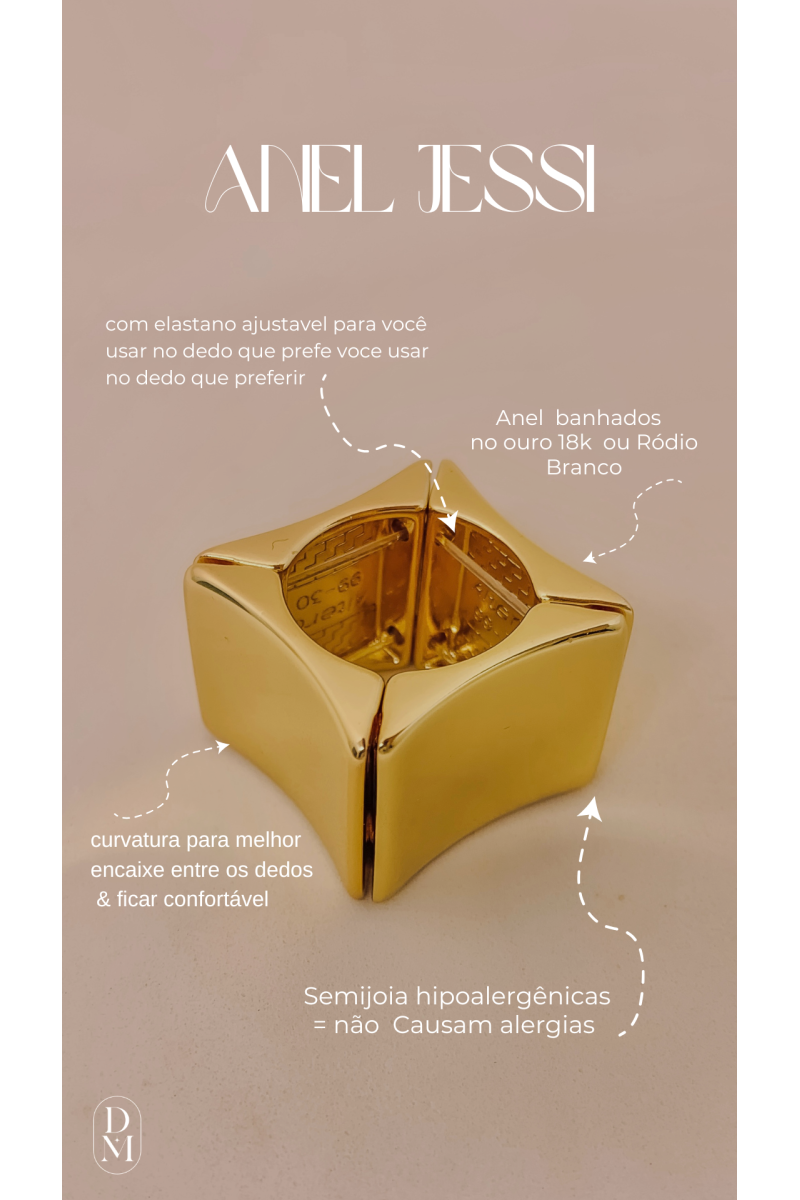 Anel Jessi Max Ajustável