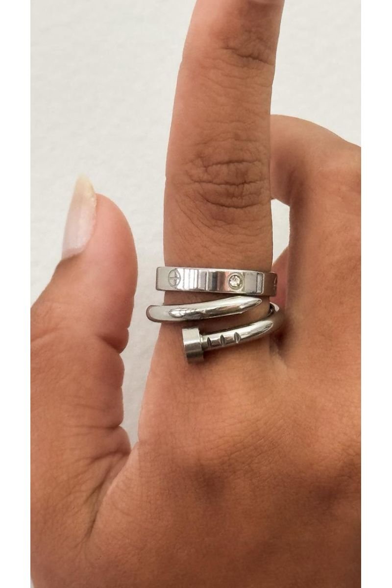 Anel Prego Inspuiração - Aço