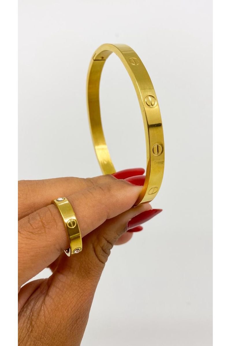 Bracelete Carti Circular - Aço