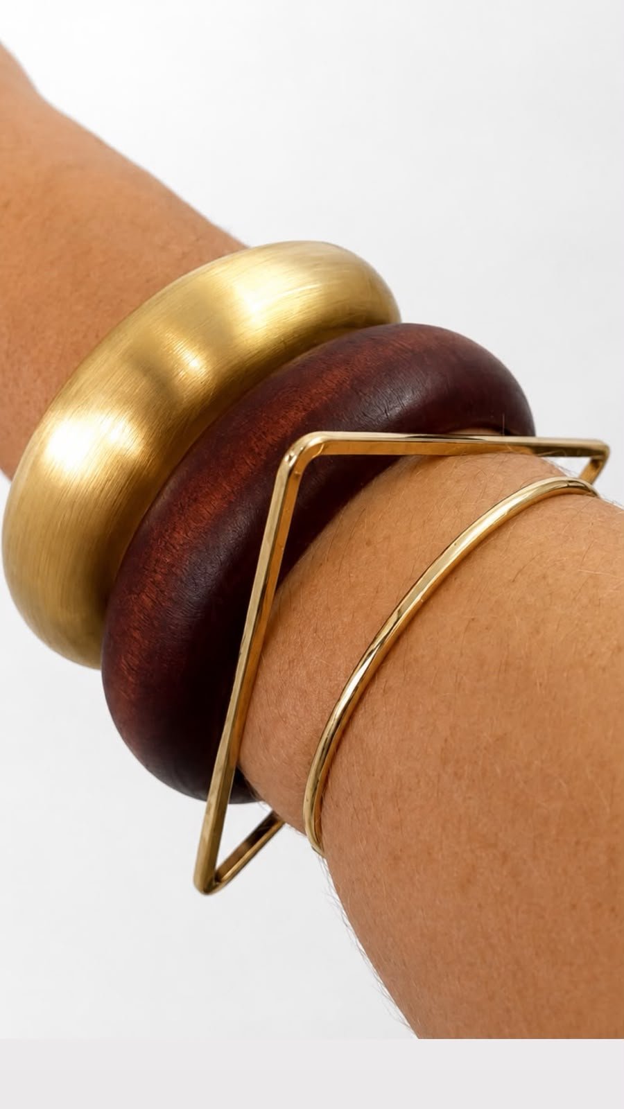 Bracelete Madeira Amendoado