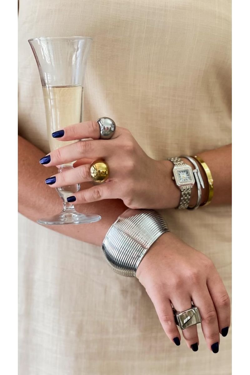 Bracelete Textura Over.