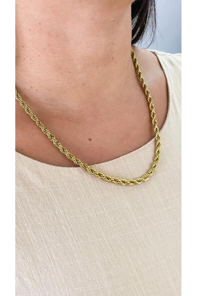 Colar Elo Baiano -aço