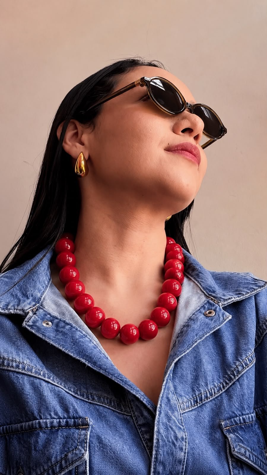 Colar Esfera Vintage