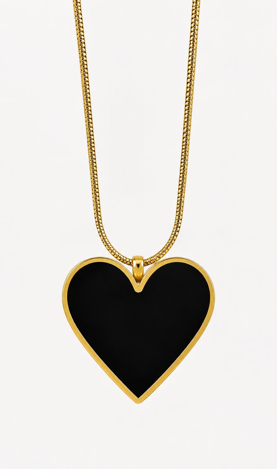 Colar Love All Black - Aço