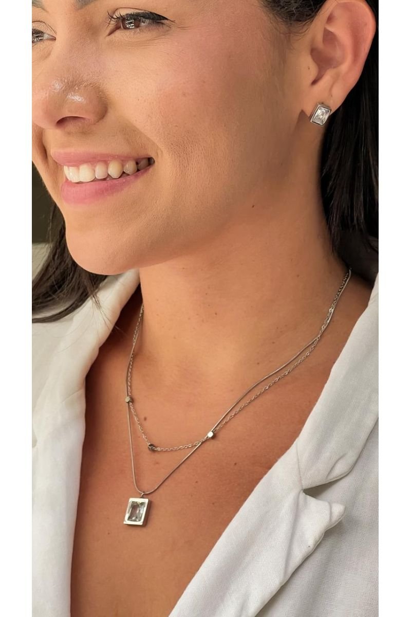 Conjunto Dois Em Um Ponto De Luxo Q.d - Aço