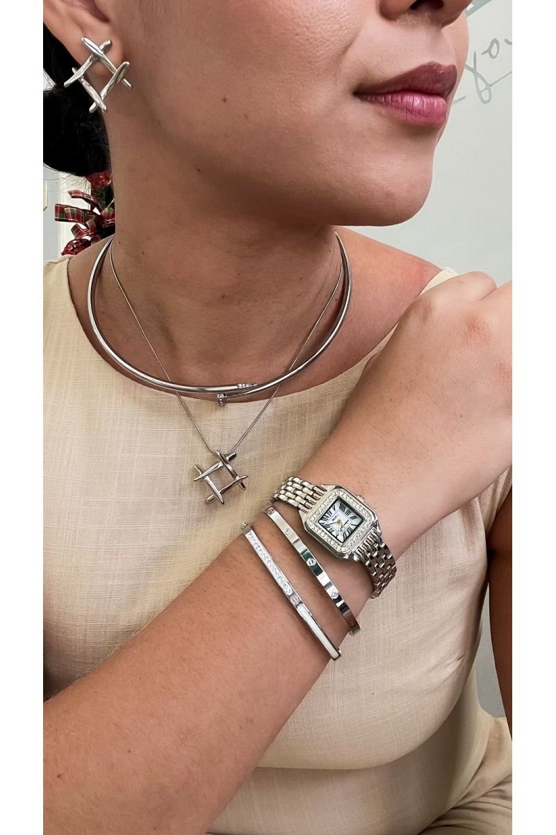 Gargantilha Prego Inspiração - Aço